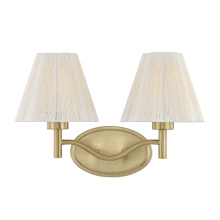Savoy House Canada 8-6081-2-127 - Rosa 2-Light Bathroom Vanity Light in Noble Brass by Breegan Jane