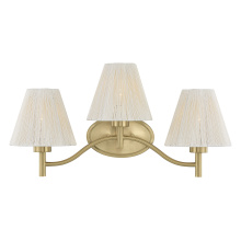 Savoy House Canada 8-6081-3-127 - Rosa 3-Light Bathroom Vanity Light in Noble Brass by Breegan Jane