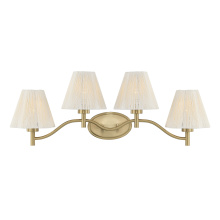 Savoy House Canada 8-6081-4-127 - Rosa 4-Light Bathroom Vanity Light in Noble Brass by Breegan Jane