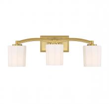 Savoy House Canada 8-7710-3-322 - Whitney 3-Light Bathroom Vanity Light in Warm Brass