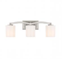 Savoy House Canada 8-7710-3-SN - Whitney 3-Light Bathroom Vanity Light in Satin Nickel