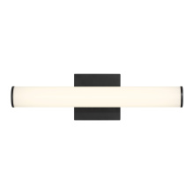 Savoy House Canada 8-8888-18-BK - Colt 18" Contemporary LED Cylinder Vanity Light in Black