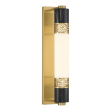 Savoy House Canada 9-2915-1-322 - Farrell 1-Light Wall Sconce in Warm Brass by Dann Foley