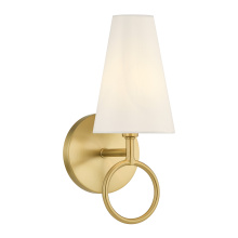 Savoy House Canada 9-4700-1-322 - Wilkes 1-Light Wall Sconce in Warm Brass by Dann Foley