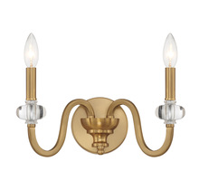 Savoy House Canada 9-5800-2-322 - Bergdorf 2-Light Wall Sconce in Warm Brass