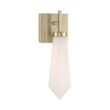Savoy House Canada 9-6122-1-127 - Leland 1-Light Wall Sconce in Noble Brass by Dann Foley