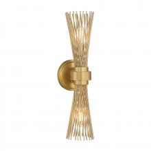 Savoy House Canada 9-9603-2-171 - Longfellow 2-Light Wall Sconce in Burnished Brass