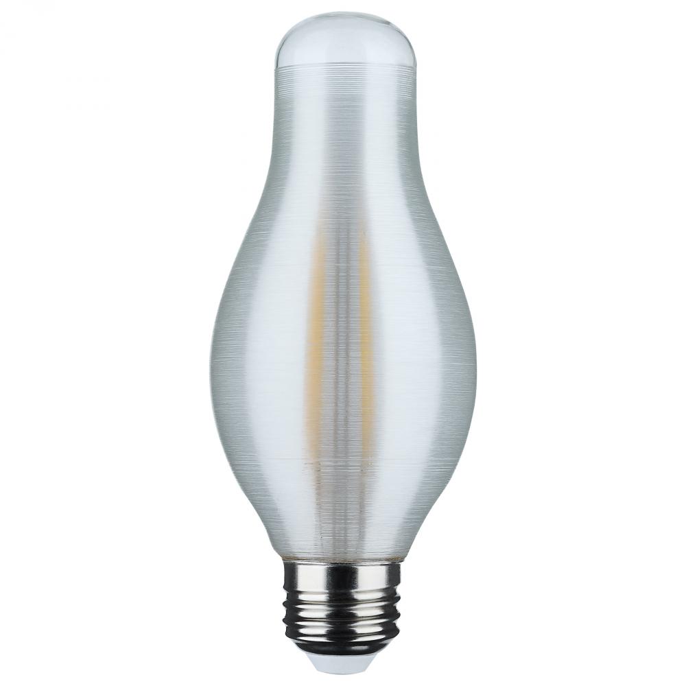 7 Watt H19 LED Filament; 3000K CCT; Medium Base; Satin Spun Finish; 120 Volt