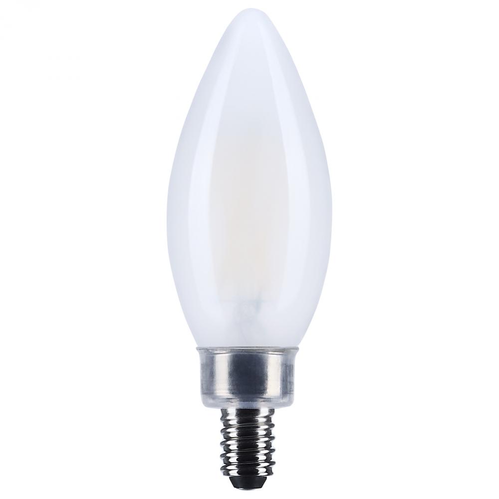 5.5 Watt B11 LED; Candelabra Base; Clear; 3000K CCT; 120 Volt; 10-pk