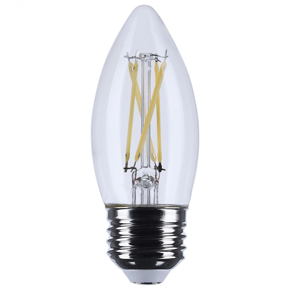 5.5 Watt B11 LED; Medium Base; Clear; 5000K CCT; 120 Volt