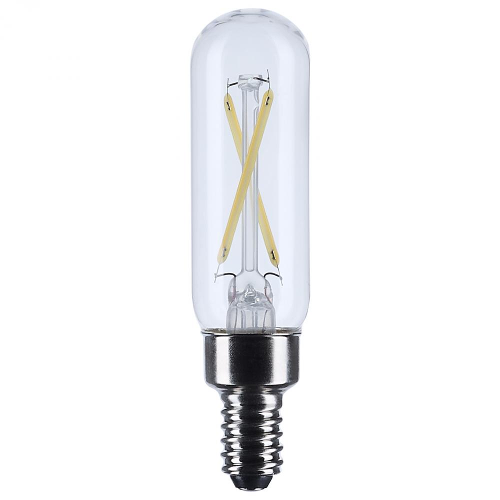2.8 Watt T6 LED; Candelabra Base; Clear; 5000K CCT; 120 Volt