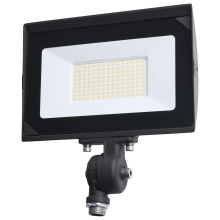 Satco Products Inc. 65/731 - 80 Watt LED DOB Tempered Glass Flood Light; 4000K CCT; Bronze Finish