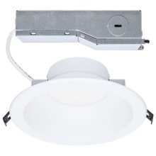 Satco Products Inc. S13512 - 30 Watt Commercial LED Downlight; 8 in.; Remote Driver; Watt and Color Selectable; 120-347 Volt