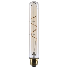 Satco Products Inc. S14229 - 3.5W T9 LED 90CRI 2000K 300LM E26 Glass Clear Amber Coil Filament Dimmable 1 Pack