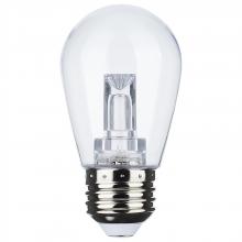 Satco Products Inc. S8050 - Replacement LED String Light Lamp; 1 Watt; S14; RGBW; Starfish IOT; Clear; 12 Volt; Medium Base;