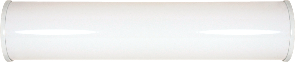 Crispo LED - 25"- Vanity with White Acrylic Lens - White Finish