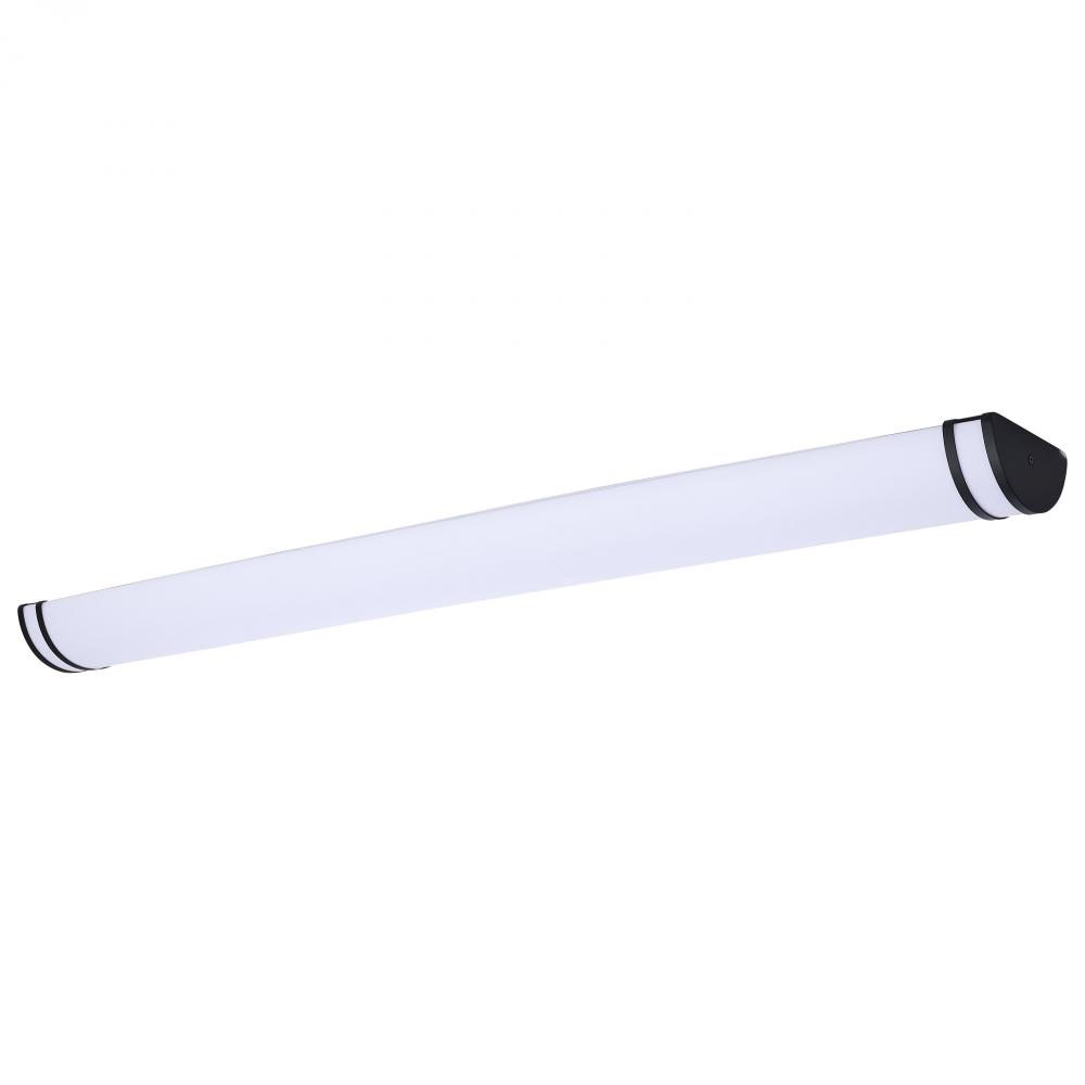 Glamour; LED 49 Inch Vanity; Black Finish; 27K/3K/35K/4K/5K CCT Selectable