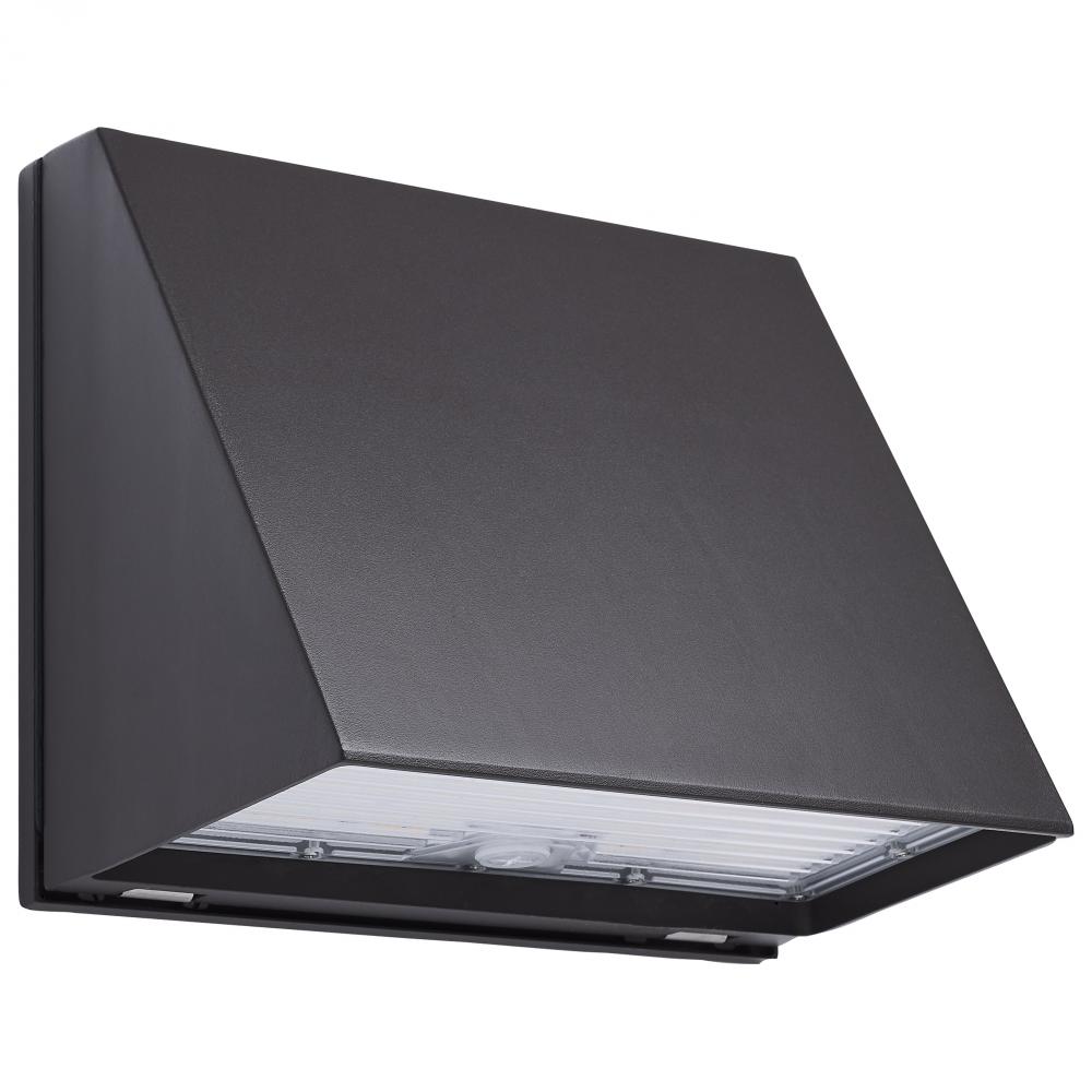 20/40/60 Watt LED Cutoff Wall Pack; 3K/4K/5K CCT; Field Selectable; Bronze; 120-347 Volt