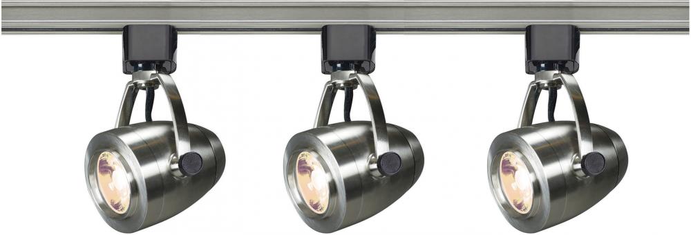 3 Light - Track Lighting Kit - 12 Watt LED per Head - 3000K - 4 foot Track - 36 degree - Pinch back
