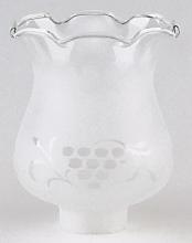 Nuvo 50/120 - Tall Glass Grape Shade; Diameter 4-3/8 inch; Fitter 1-5/8 inch; Height 5 inch