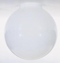 Nuvo 50/144 - Sprayed Glossy White Ball Shade; Diameter 8 inch; Fitter 4 inch