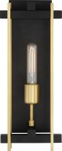 Nuvo 60/6521 - Marion - 1 Light Wall Sconce - Aged Bonze Finish with Natural Brass Accents