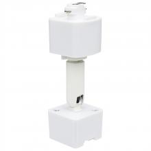 Nuvo TP259 - Sloped Ceiling Track Adapter; White Finish