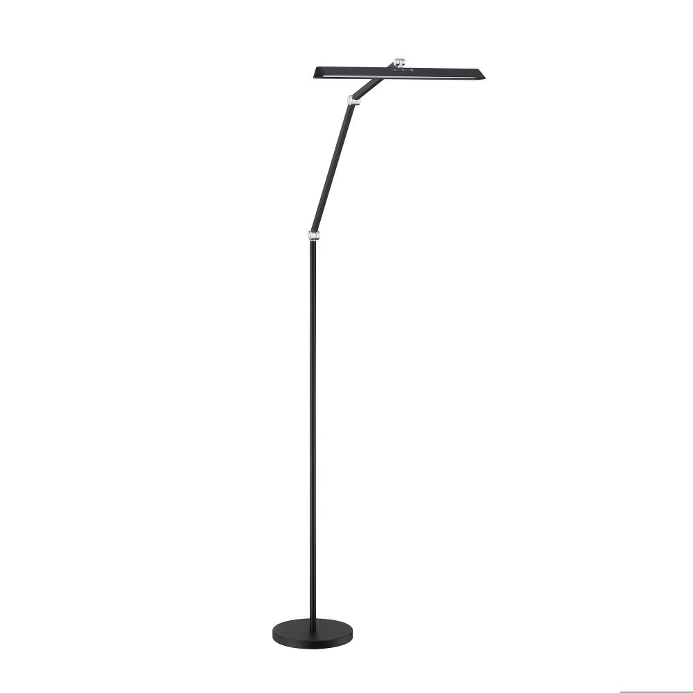 Flux Black Floor Lamp