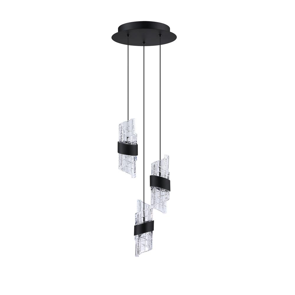 Silhouettes 3-Light LED Pendant Pan