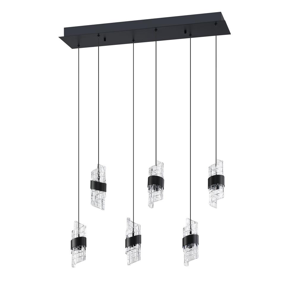 Silhouettes 6-Light LED Rectangular Pan