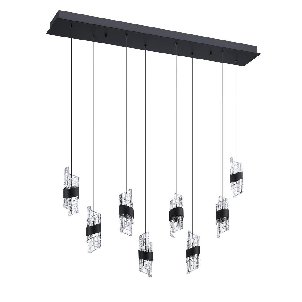 Silhouettes 8-Light LED Rectangular Pan