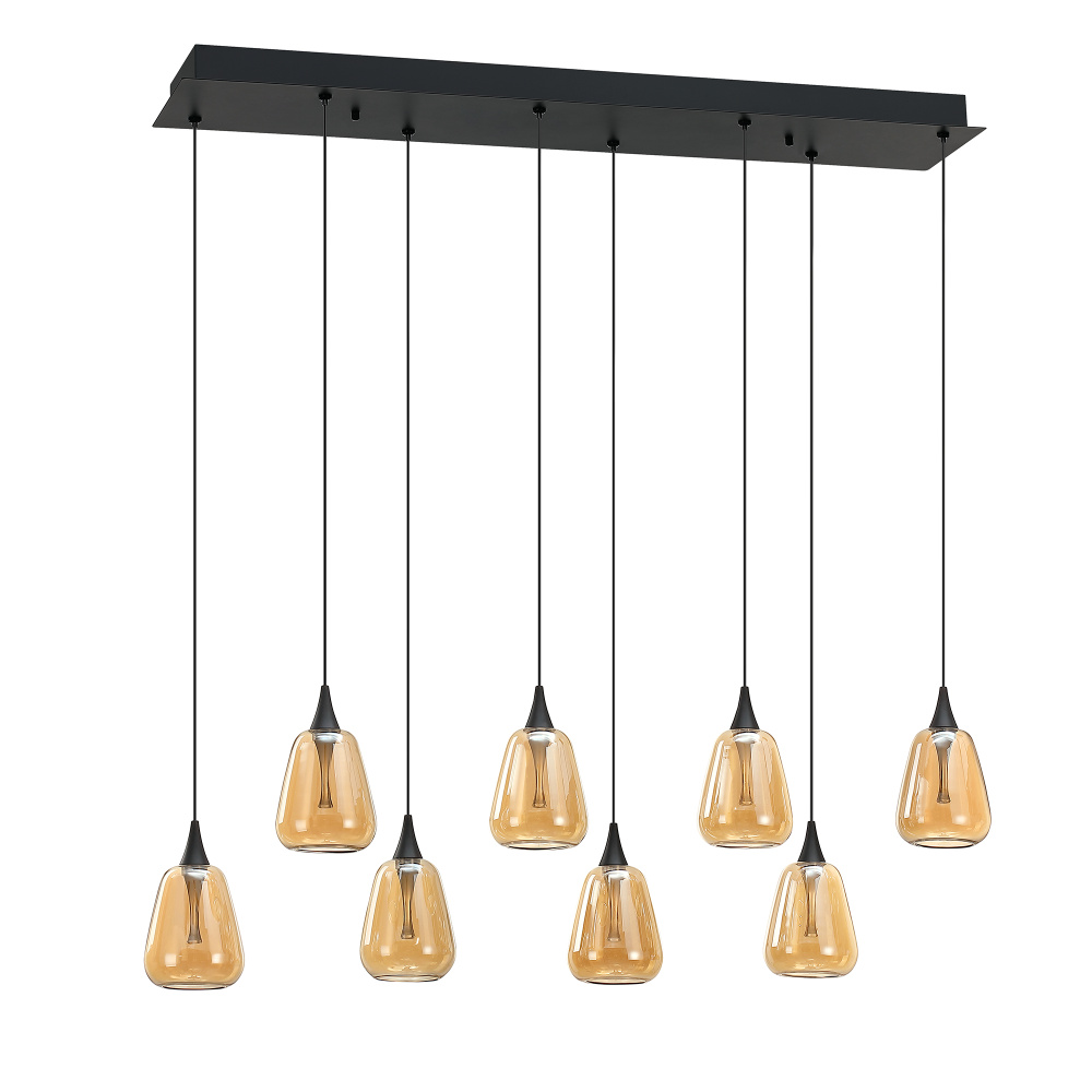 8 LIGHT RECTANGULAR LED PAN