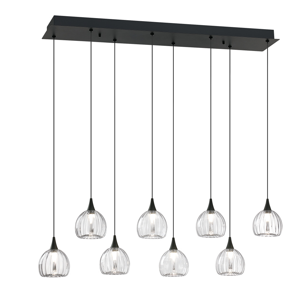 8 LIGHT RECTANGULAR LED PAN