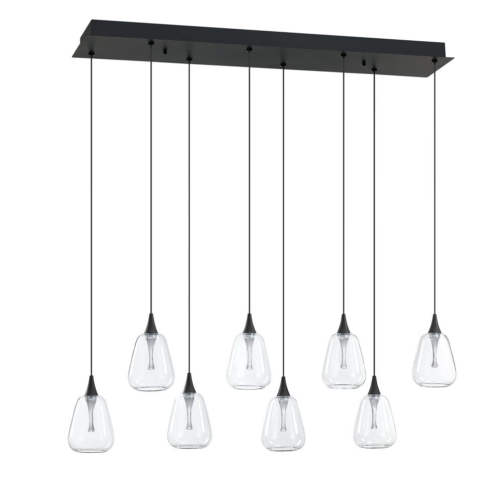 8 LIGHT RECTANGULAR LED PAN