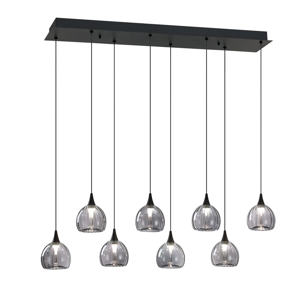 8 LIGHT RECTANGULAR LED PAN