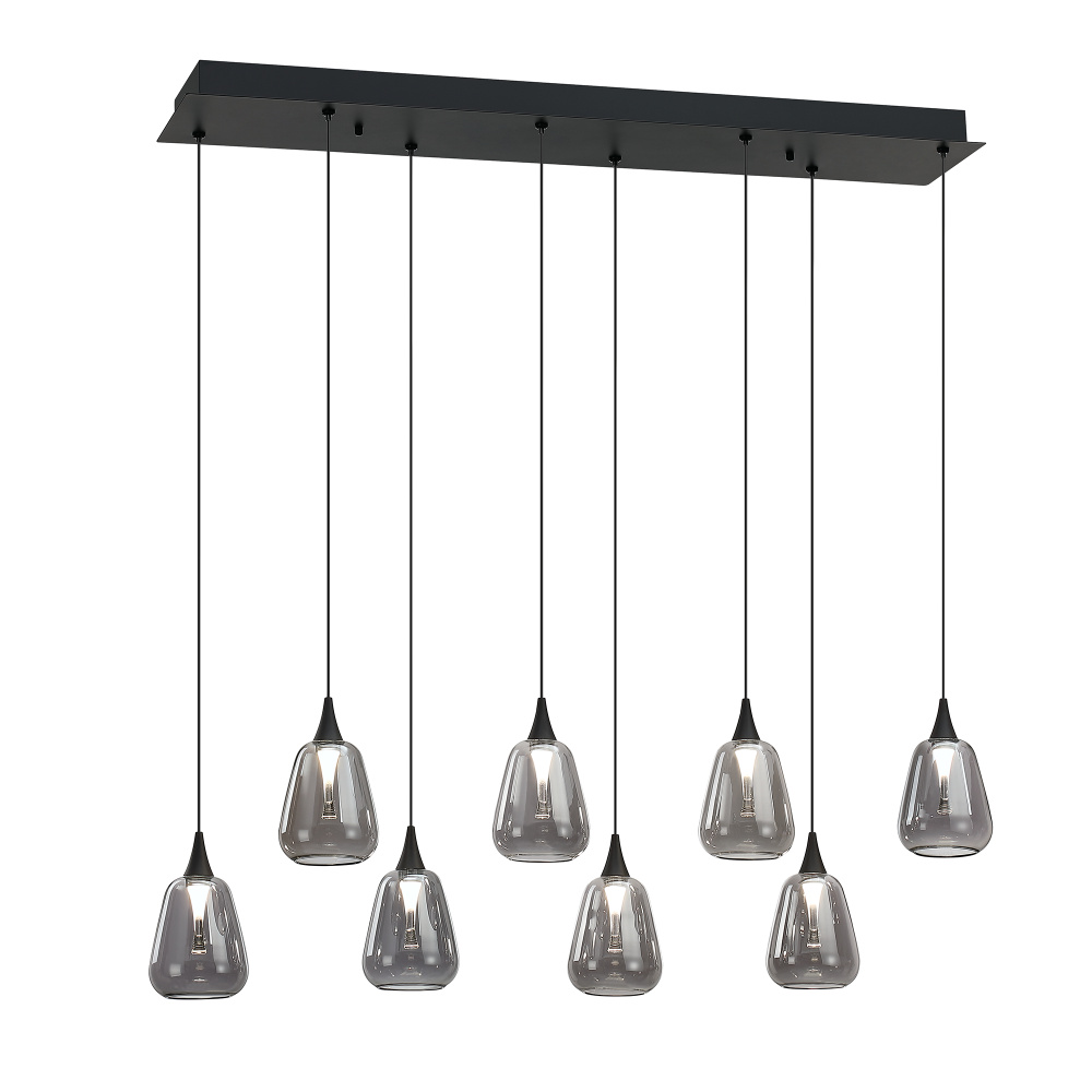 8 LIGHT RECTANGULAR LED PAN