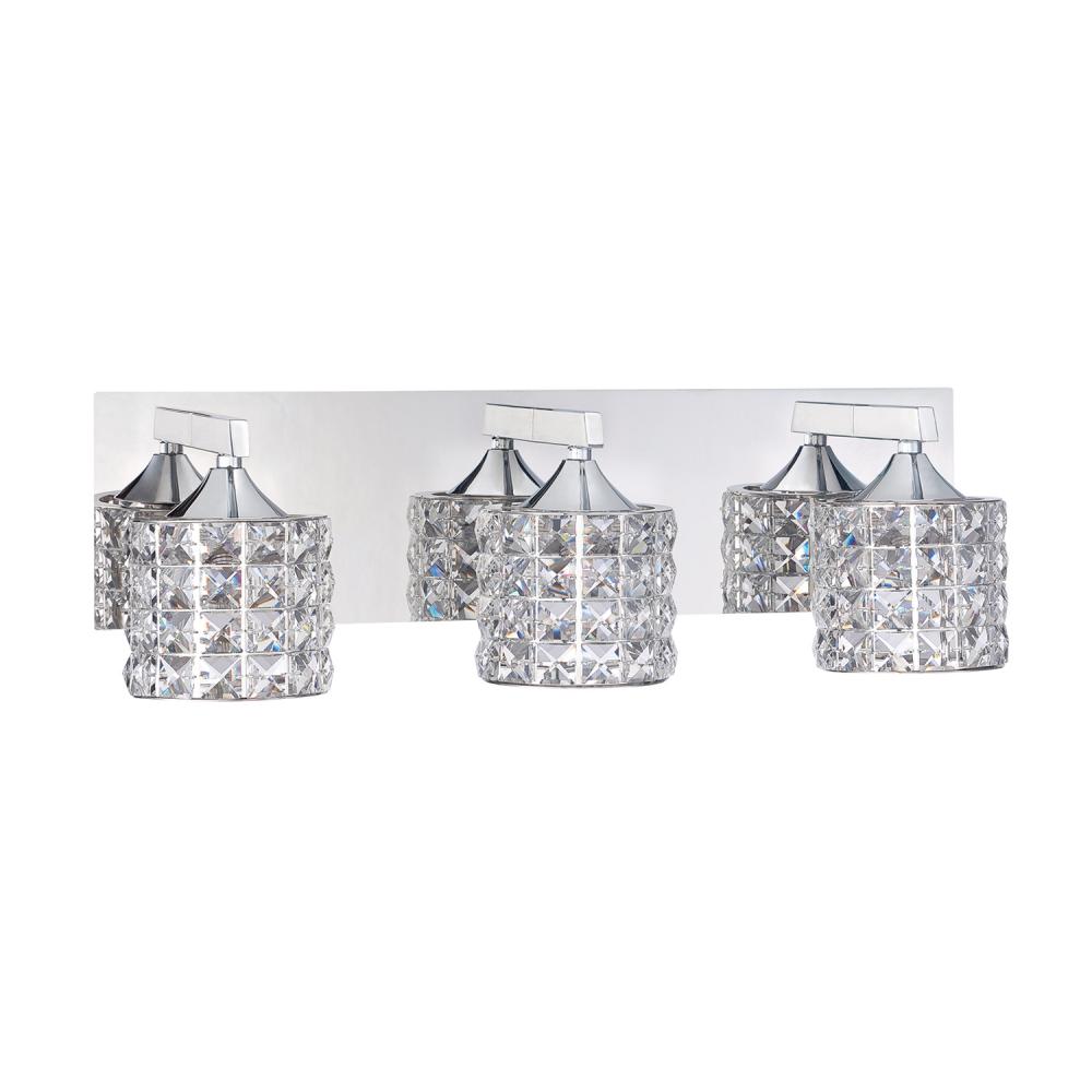 3 LIGHT VANITY - ROUND SHADES