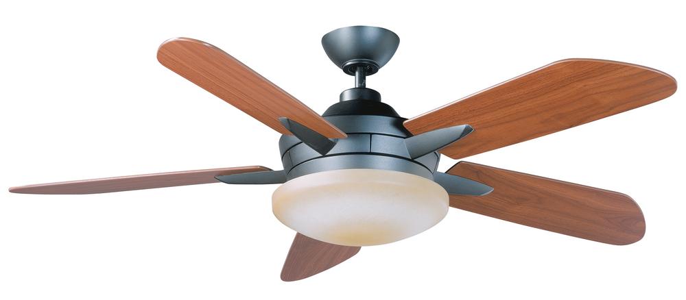 One Light Natural Iron Ceiling Fan