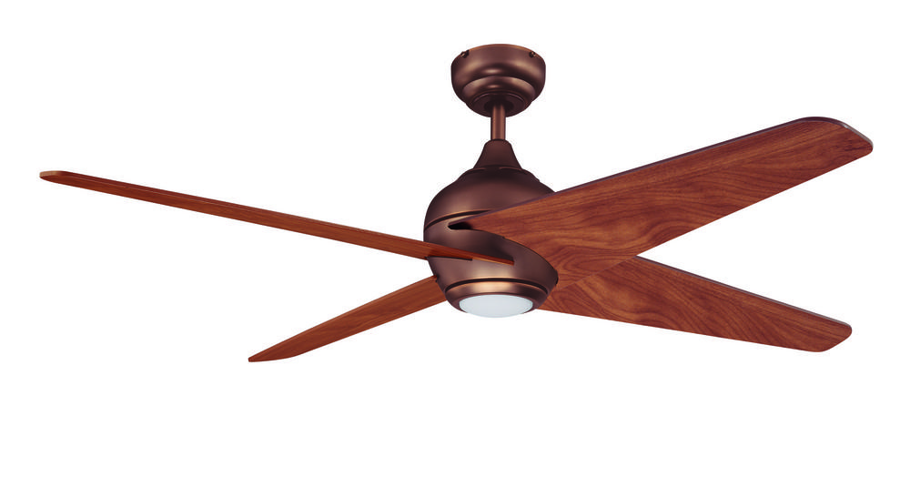 One Light Architectural Bronze Ceiling Fan