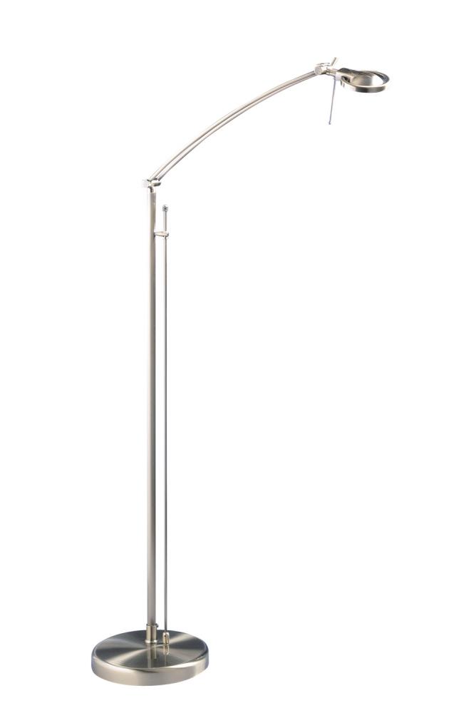 NEVLA series 51 in. Satin Nickel Halogen Floor Lamp