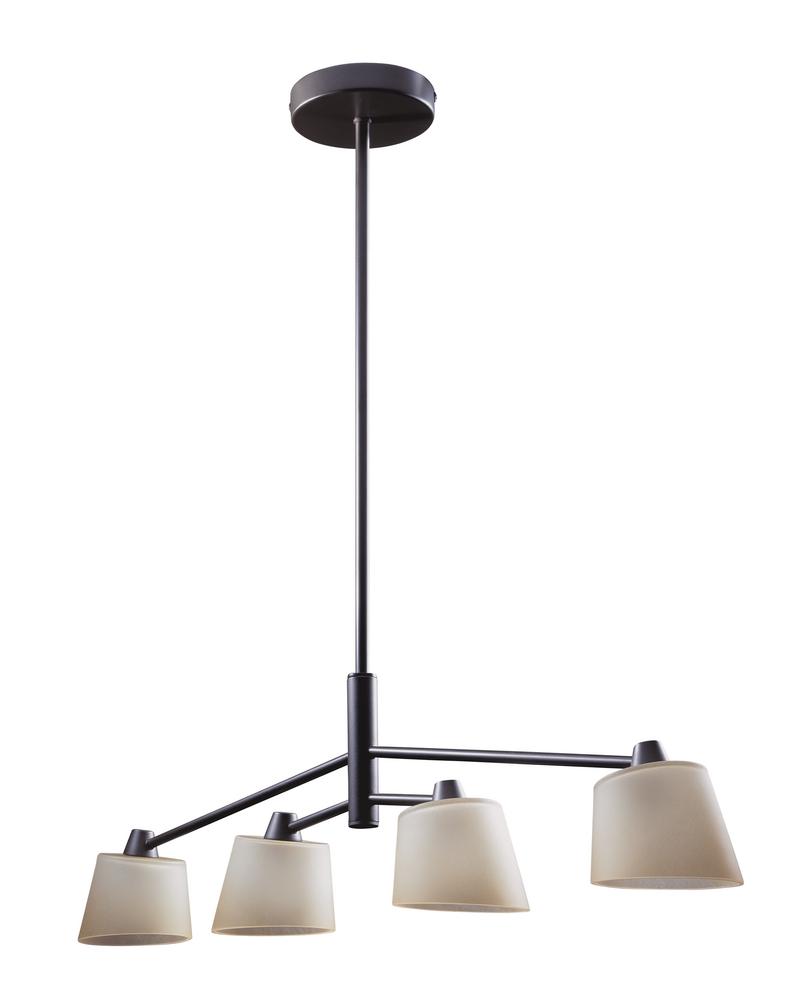 Four Light Oil Rubbed Bronze Island Light