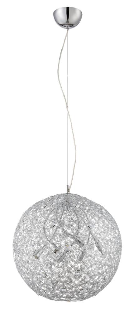 SOLARO series 6-Light Chrome Pendant