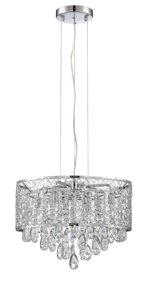 SOLARO series 8-Light Chrome Chandelier