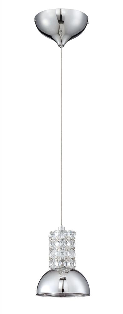 MILLENIUM series 1-Light Chrome Pendant
