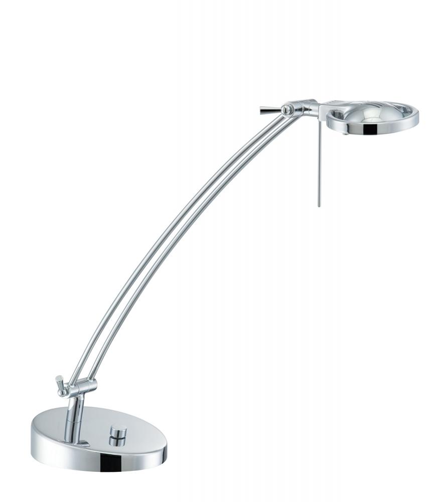 NEVLA series 18 in. Chrome Halogen Task Lamp
