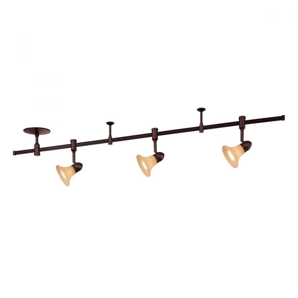 Cyl. Rail Kit - Glass Shades Included