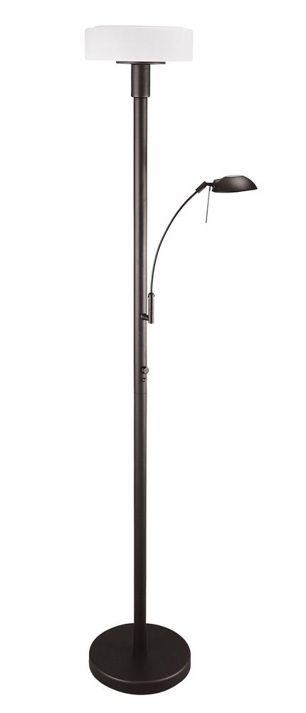 Two Light Black (matte) Floor Lamp