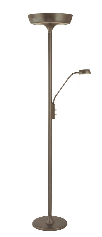 Three Light Oil Rubbed Bronze Floor Lamp