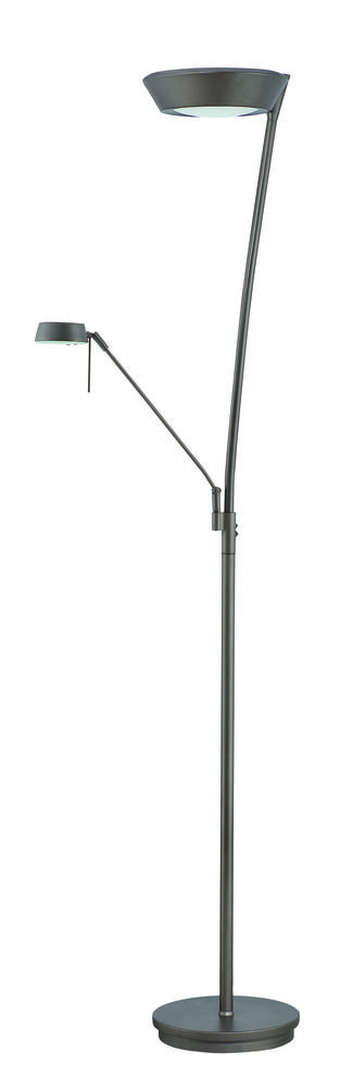 One Light Oil Rubbed Bronze Floor Lamp