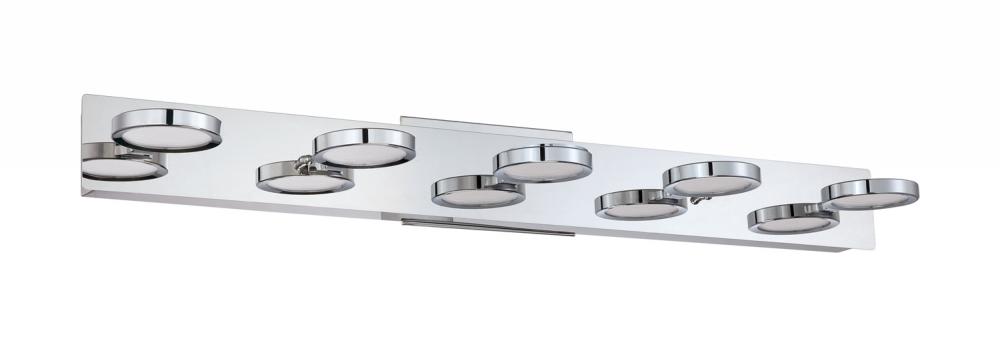 MILAN series 5-Light LED Chrome Bath Light